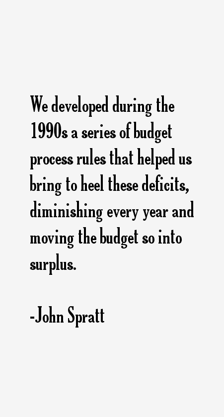 John Spratt Quotes