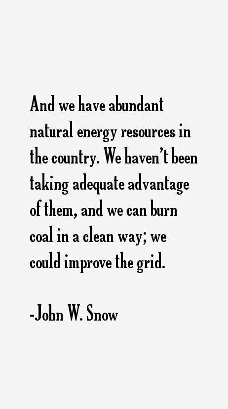 John W. Snow Quotes