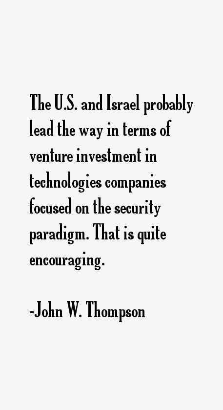 John W. Thompson Quotes