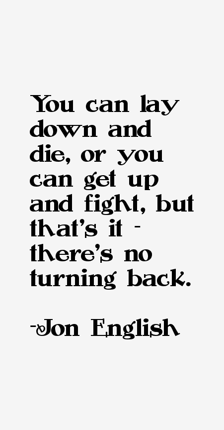 Jon English Quotes