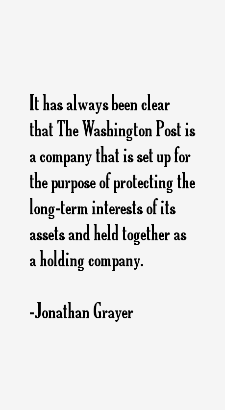 Jonathan Grayer Quotes
