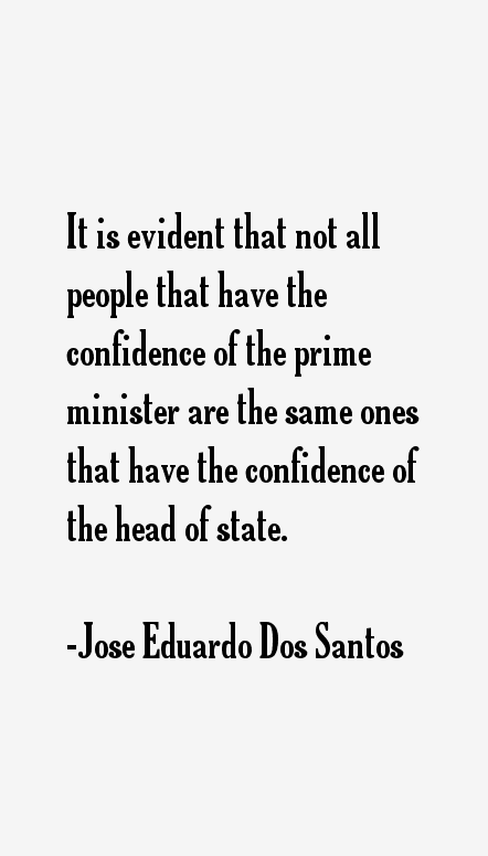Jose Eduardo Dos Santos Quotes