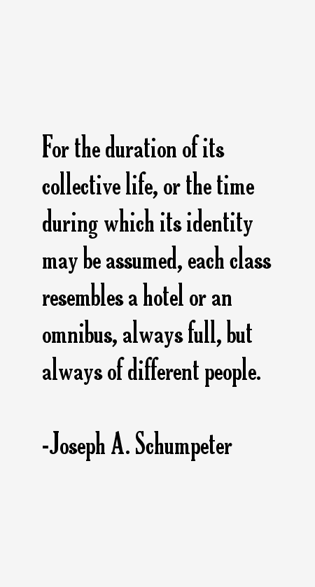 Joseph A. Schumpeter Quotes