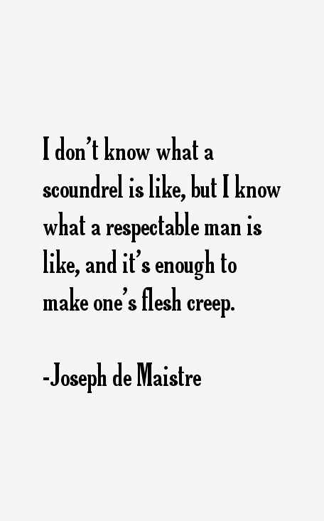 Joseph de Maistre Quotes