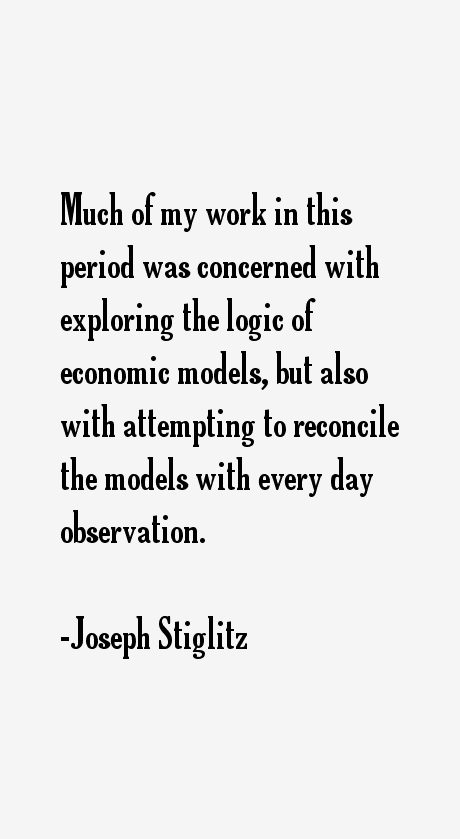 Joseph Stiglitz Quotes
