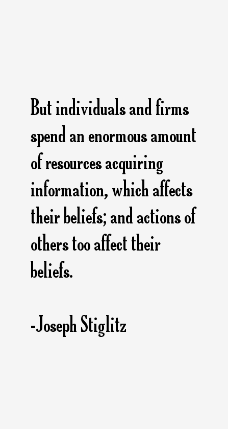 Joseph Stiglitz Quotes