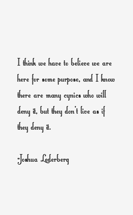 Joshua Lederberg Quotes
