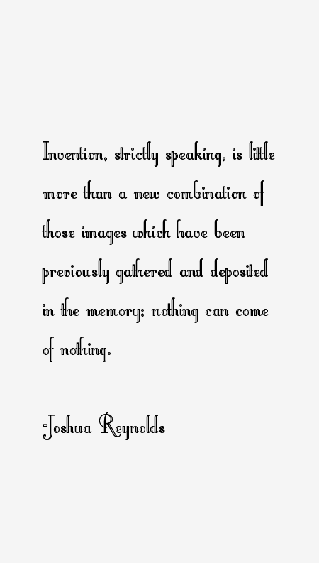 Joshua Reynolds Quotes
