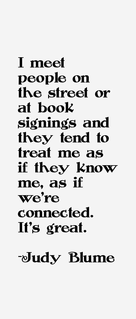 Judy Blume Quotes
