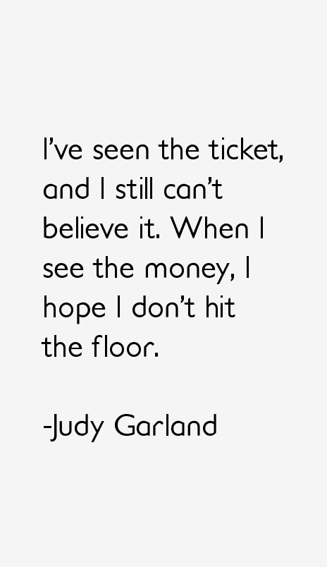 Judy Garland Quotes