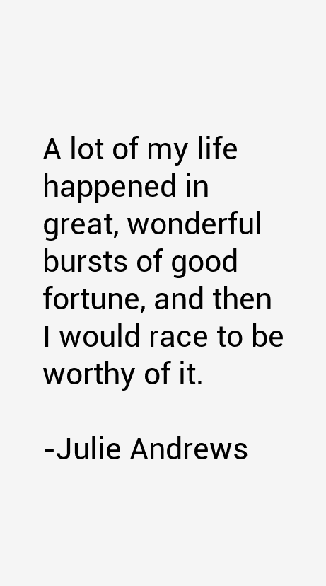 Julie Andrews Quotes