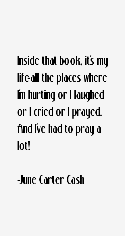 June Carter Cash Quotes