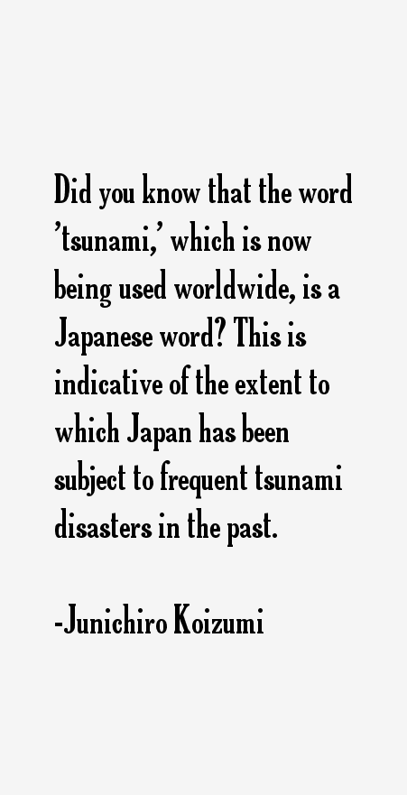 Junichiro Koizumi Quotes