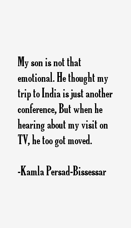 Kamla Persad-Bissessar Quotes