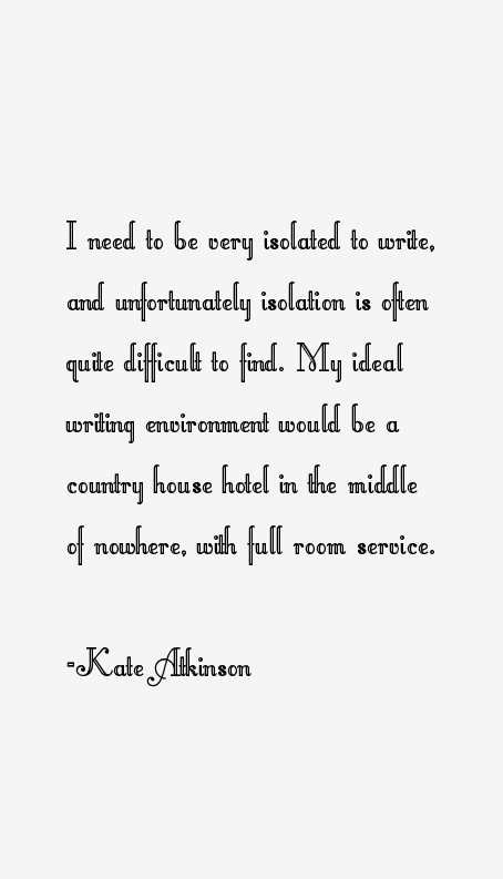 Kate Atkinson Quotes