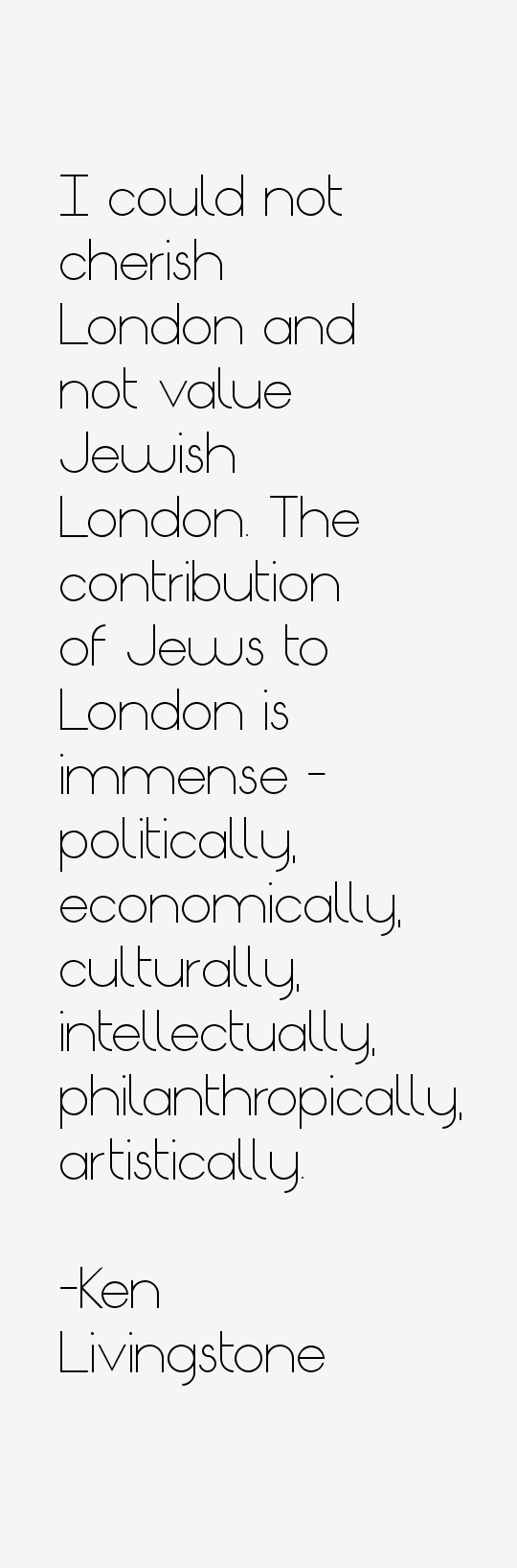 Ken Livingstone Quotes