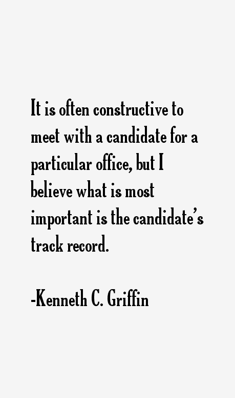 Kenneth C. Griffin Quotes