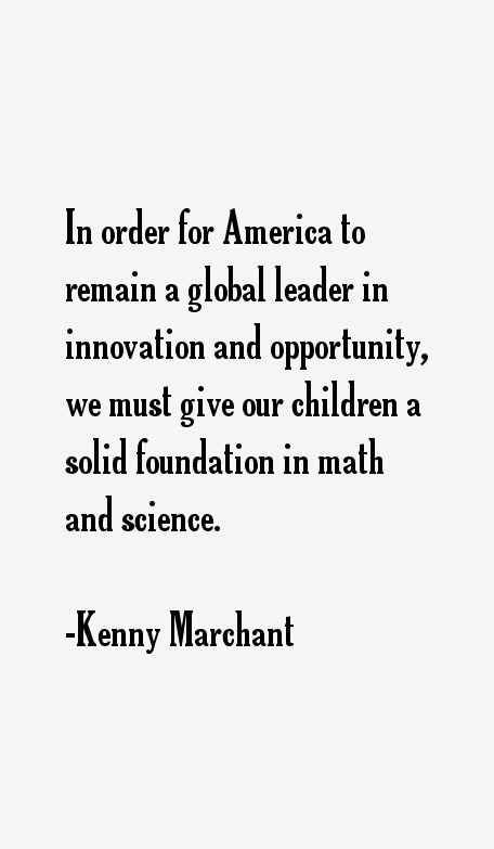 Kenny Marchant Quotes
