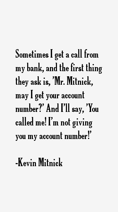 Kevin Mitnick Quotes
