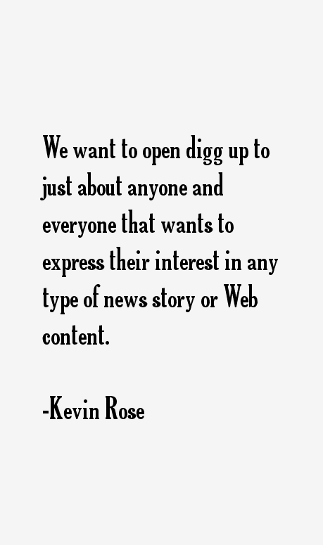 Kevin Rose Quotes