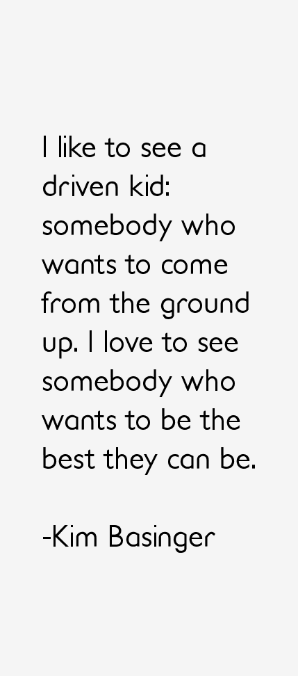 Kim Basinger Quotes
