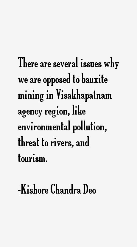 Kishore Chandra Deo Quotes