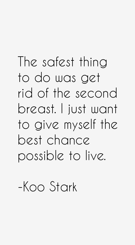 Koo Stark Quotes
