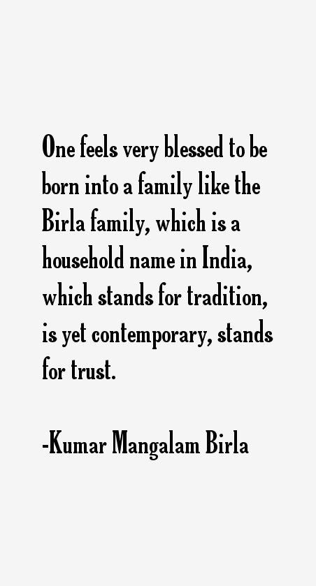 Kumar Mangalam Birla Quotes