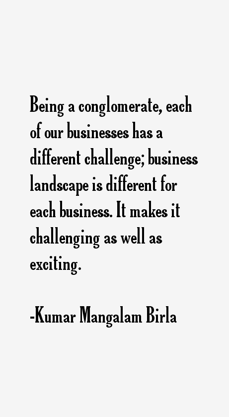 Kumar Mangalam Birla Quotes