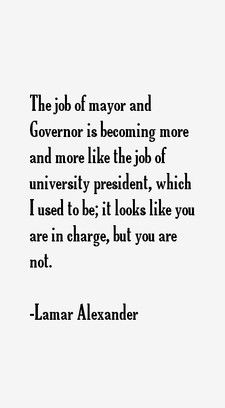 Lamar Alexander Quotes