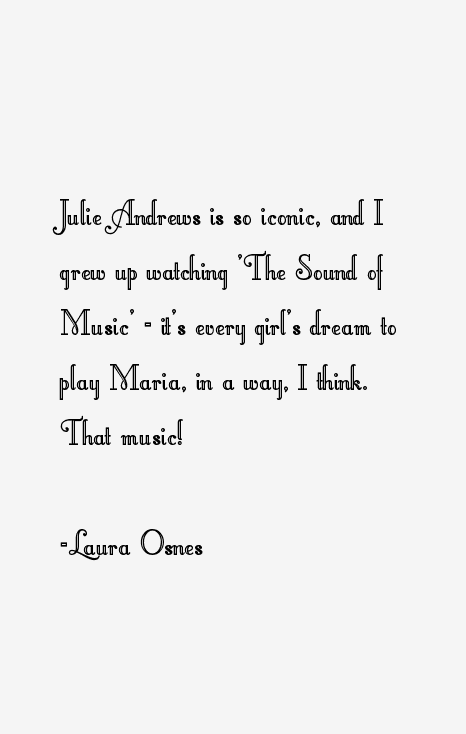 Laura Osnes Quotes
