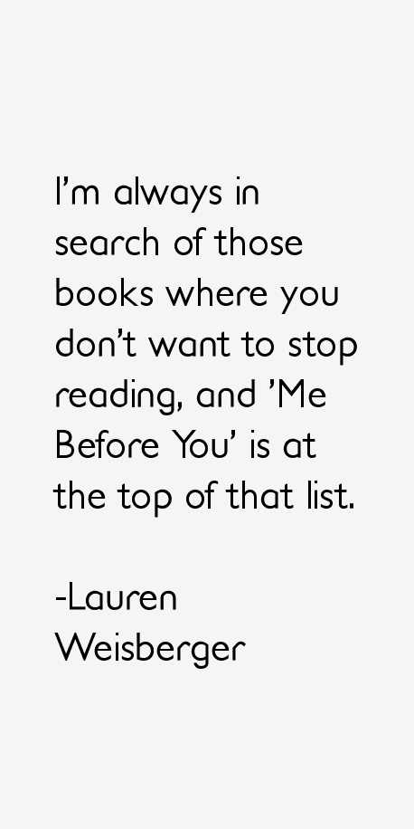 Lauren Weisberger Quotes