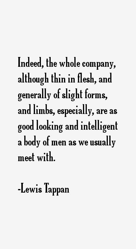 Lewis Tappan Quotes