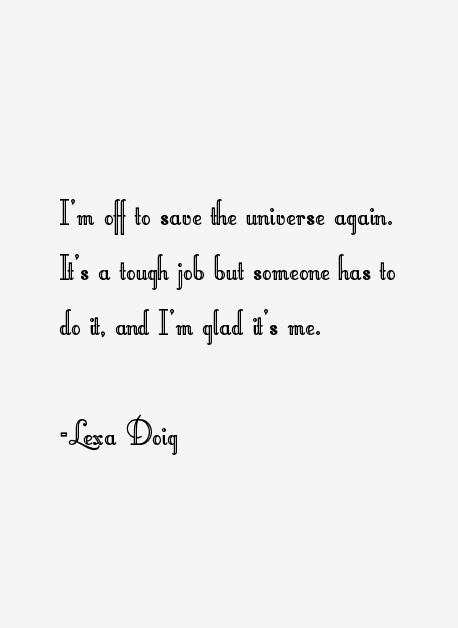 Lexa Doig Quotes