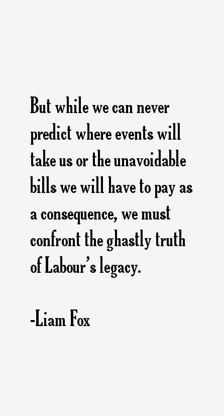Liam Fox Quotes
