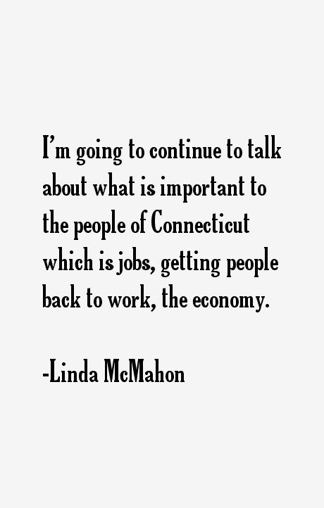 Linda McMahon Quotes