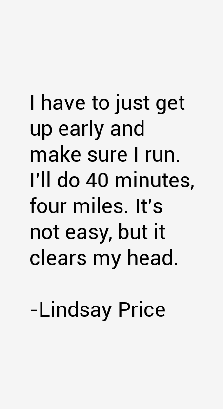 Lindsay Price Quotes