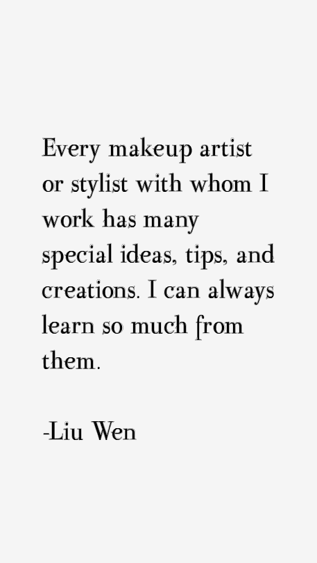 Liu Wen Quotes