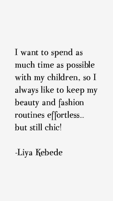 Liya Kebede Quotes