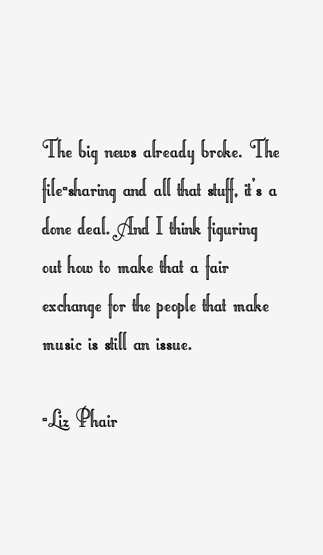 Liz Phair Quotes