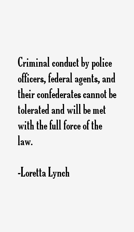 Loretta Lynch Quotes