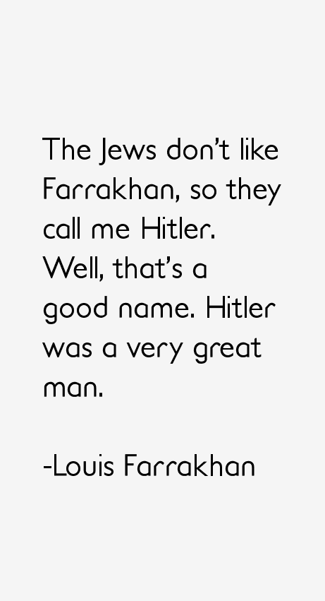 Louis Farrakhan Quotes