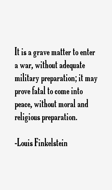 Louis Finkelstein Quotes