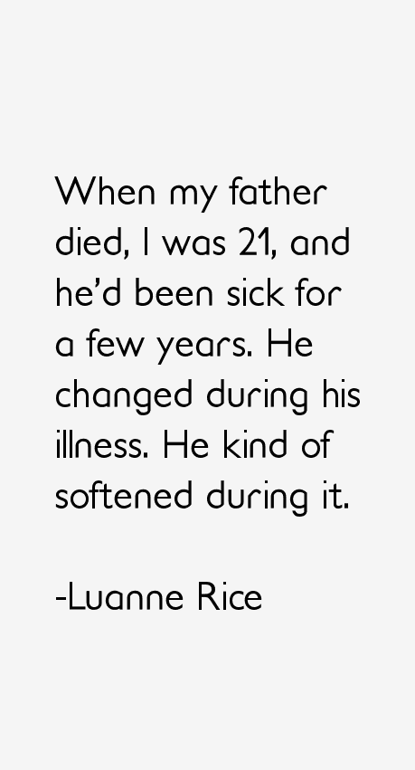 Luanne Rice Quotes