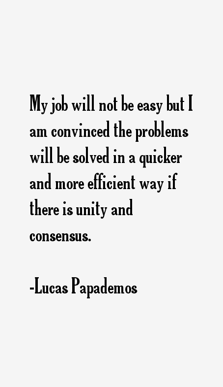 Lucas Papademos Quotes