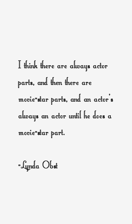 Lynda Obst Quotes