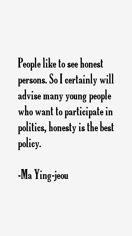 Ma Ying-jeou Quotes