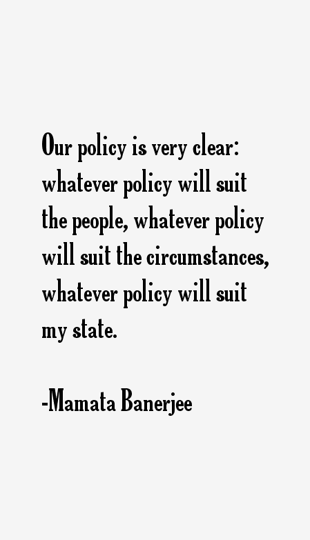 Mamata Banerjee Quotes