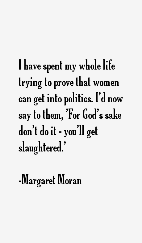 Margaret Moran Quotes