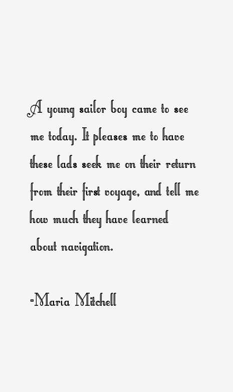 Maria Mitchell Quotes